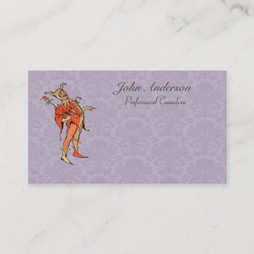 Professional Comedian - Court Jester Business Card Templates