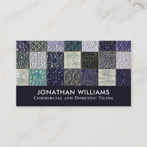 Professional Commercial and Domestic Tiling Busine Business Card