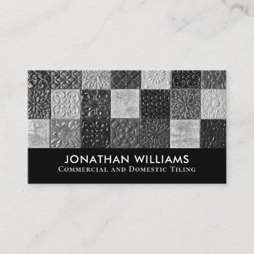 Professional Commercial and Domestic Tiling Business Card