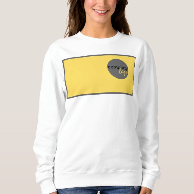 PROFESSIONAL COMPANY BRAND CUSTOM OWN LOGO YELLOW SWEATSHIRT (Front)