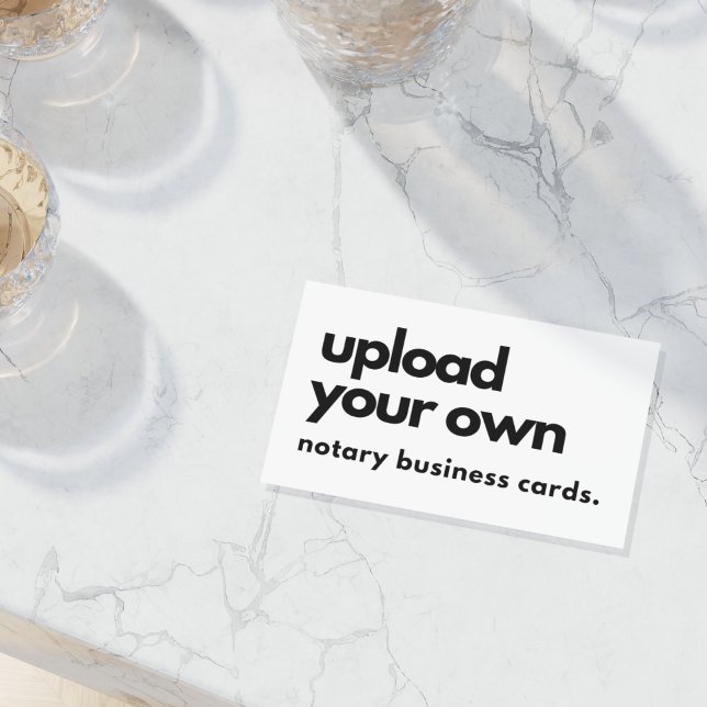 Professional Company Business Template Notary Card (Creator Uploaded)