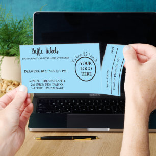 Professional Company Corporate Event Raffle Tickets