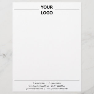 Professional Company Letterhead Template with Logo