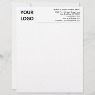 Professional Company Letterhead Template with Logo