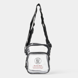 Professional Company Name Minimalist Modern Style Clear Crossbody Bag