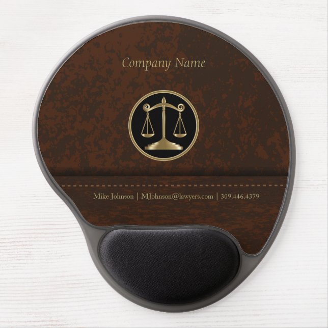 Professional Company Styled | Lawyers Gel Mouse Pad (Front)