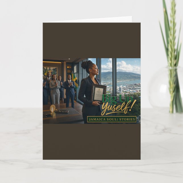 Professional congratulations  card (Front)