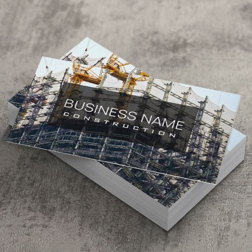 Professional Construction Business Card
