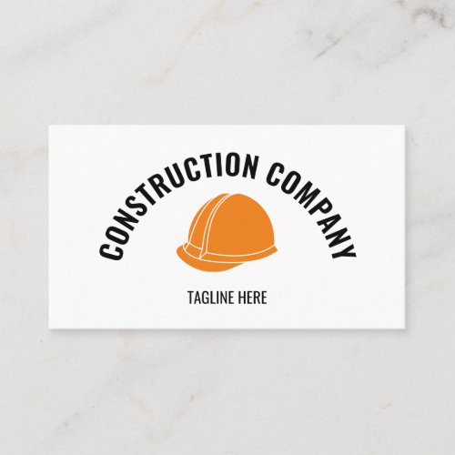 Professional Construction Contractor Builder Metal Business Card