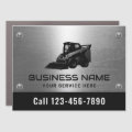 Professional Construction Equipment Operator Metal Car Magnet | Zazzle