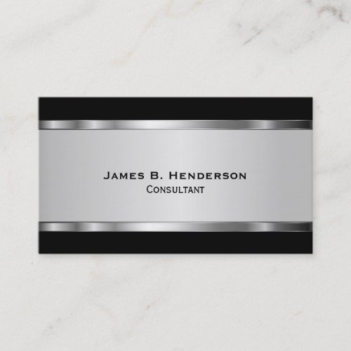 Professional Consultant Business Card