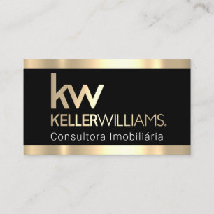 Professional Consulting Elegant Imobiliária Logo Business Card