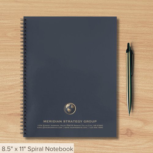 Professional Consulting Logo Notes Notebook