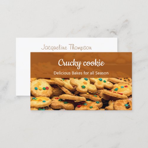 professional cookies photo Business Card