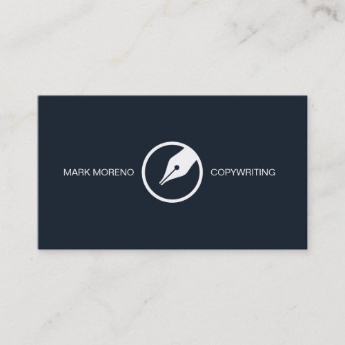 Professional Copywriter Business Card