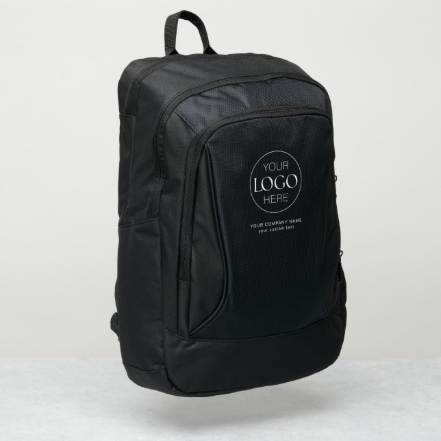 Professional Corporate Business Company Logo Port Authority® Backpack (Left Corner)