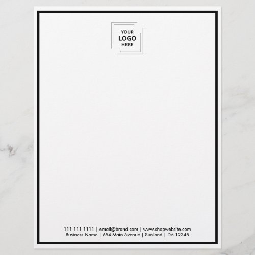 Professional Corporate Business Letter Template Letterhead