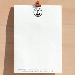 Professional Corporate Business Logo Letterhead<br><div class="desc">A classy business logo design with your business details. Perfect for small and large corporate businesses. Professional and clean design.</div>