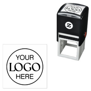 Professional Corporate Business Logo Minimalist Self-inking Stamp