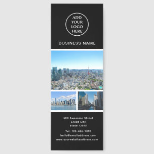 Professional Corporate Company Logo Photo Vertical Bookmarks