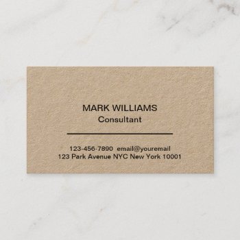 Professional Corporate Consultant Business Cards by Luckyturtle at Zazzle