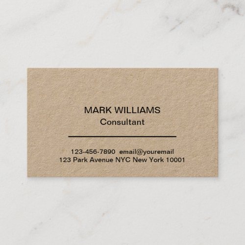 Professional Corporate Consultant Business Cards