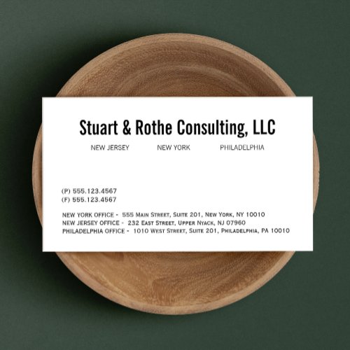  Professional Corporate Consultant Group Business Card