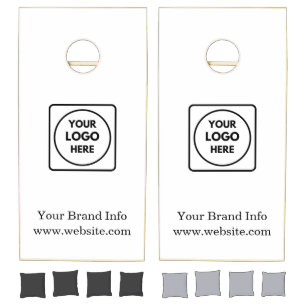 Professional Corporate Custom Business Logo Cornhole Set