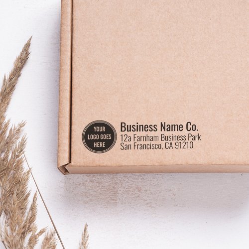 Professional Corporate Logo Office Return Address Rubber Stamp