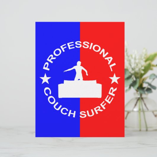 Professional Couch Surfer (Standing Front)