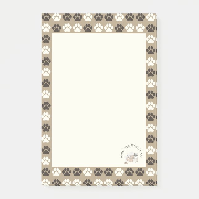 Professional Couch Tester – Cozy Paws Collection Post-it Notes (Front)