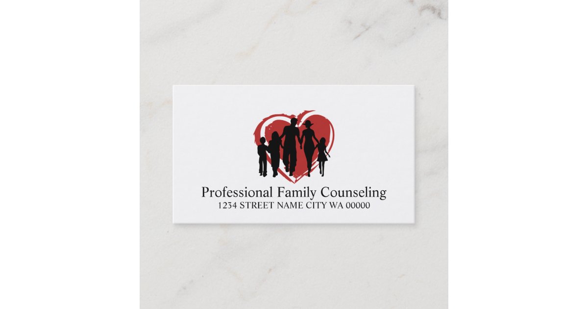 Professional Counseling Business Card Zazzle