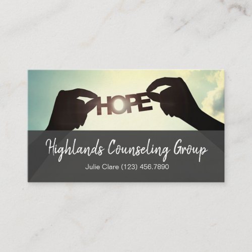 Professional Counseling Group Life Coach Business Business Card