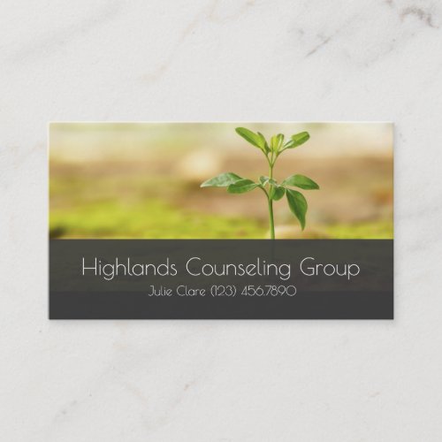 Professional Counseling Group Life Coach Business Card