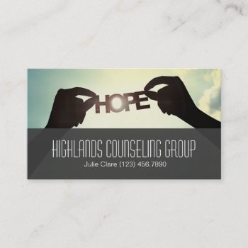 Professional Counseling Group Life Coach  Business Card by ArtisticEye at Zazzle