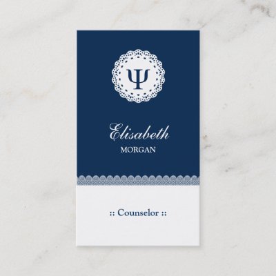 Clinical Psychologist Psychology Psi Symbol Business Card Zazzle