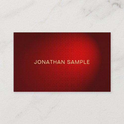 Professional Creative Black Red Damask Luxury Business Card