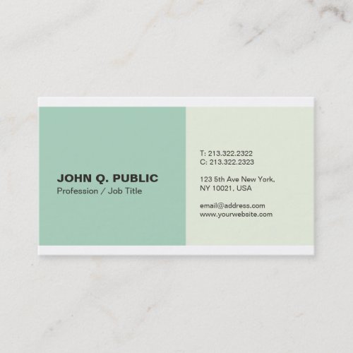 Professional Creative Modern Elegant Design Business Card