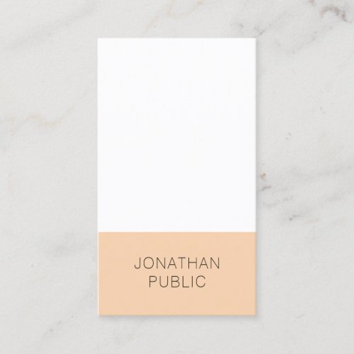 Professional Creative Modern Sleek Plain Luxury Business Card
