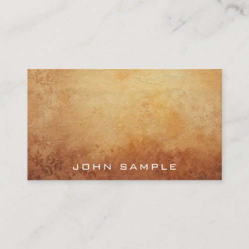 Professional Creative Plain Standard Matte Luxury Business Card