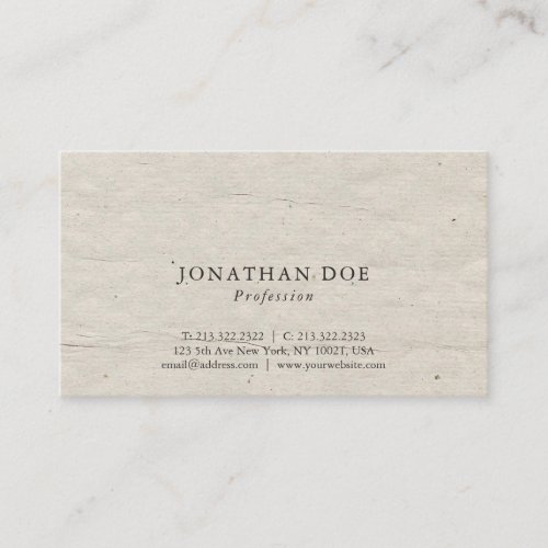 Professional Creative Vintage Historical Look Business Card