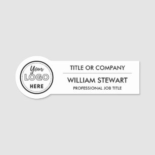 Professional Custom Branding logo Employee Staff Name Tag