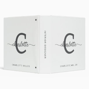 Professional Custom Business 3 Ring Binder