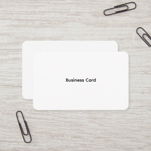 Professional Custom Business Card