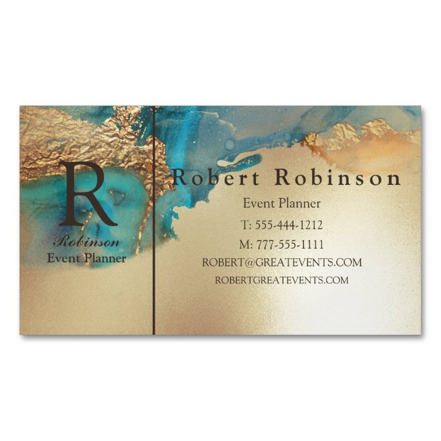Professional Custom Business Card Magnet (Front)