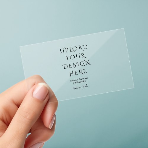 Professional Custom Business Clear Business Cards
