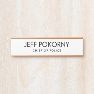 Professional Custom Business Door Sign