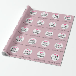 Professional Custom Business Dusty Rose Hue   Wrapping Paper