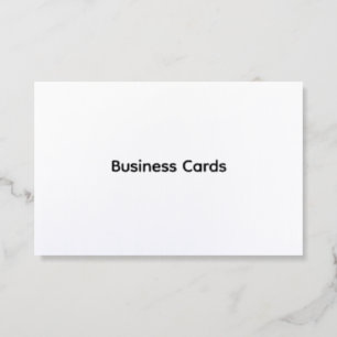 Professional Custom Business Foil Spot Gloss Business Cards