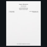 Professional Custom  Business Letterhead<br><div class="desc">Create your own personalizable business Products,  minimalist style which can be easily updated with your Photo and text. If you need any help personalizing this product,  please contact me using the message button below and I will be happy to help.</div>